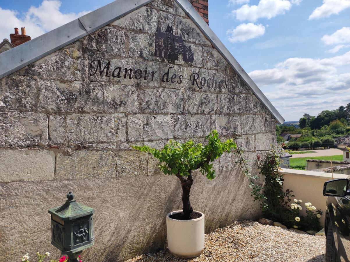Le Manoir Des Roches Panzió Bourré Kültér fotó