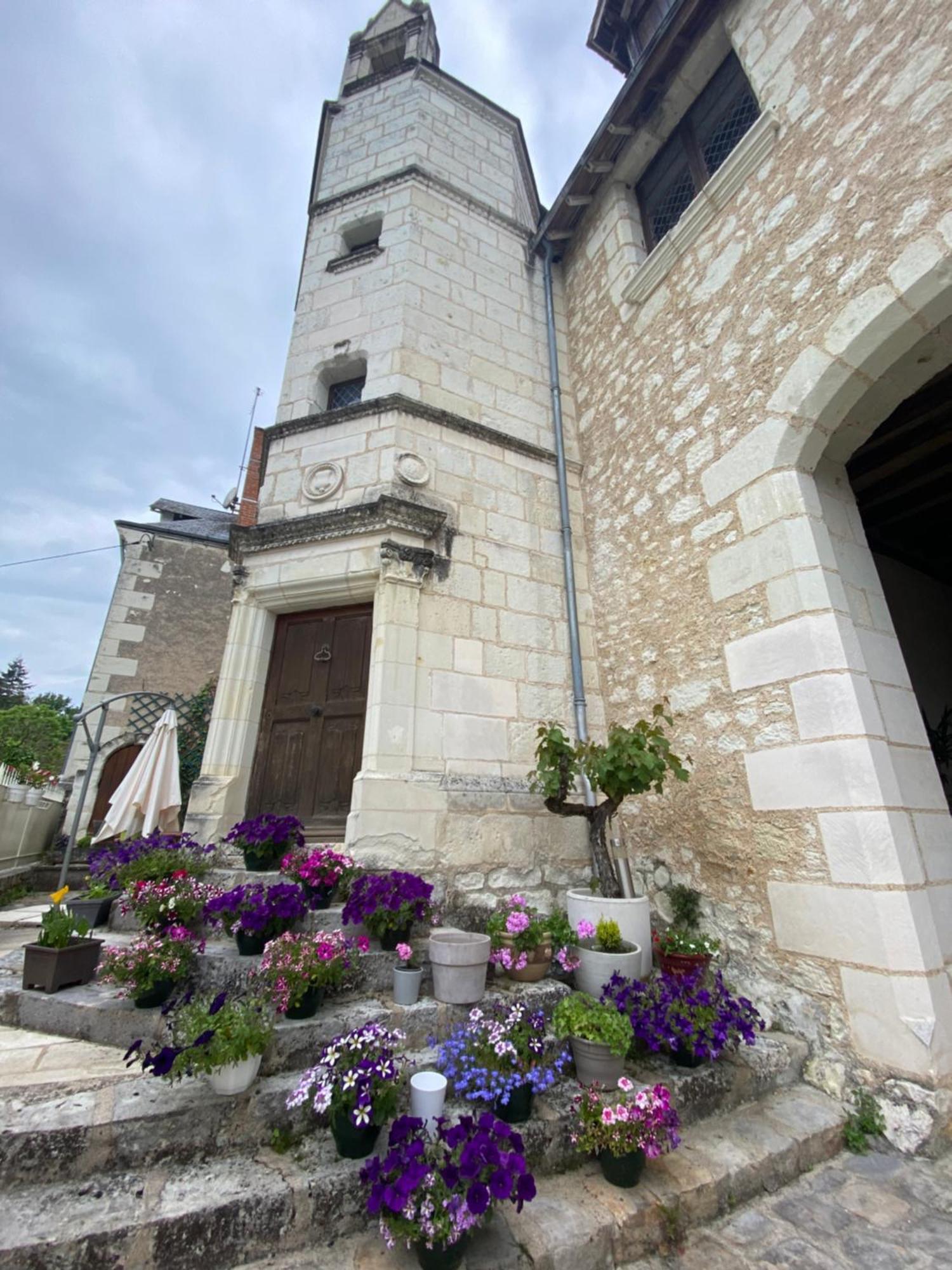 Le Manoir Des Roches Panzió Bourré Kültér fotó